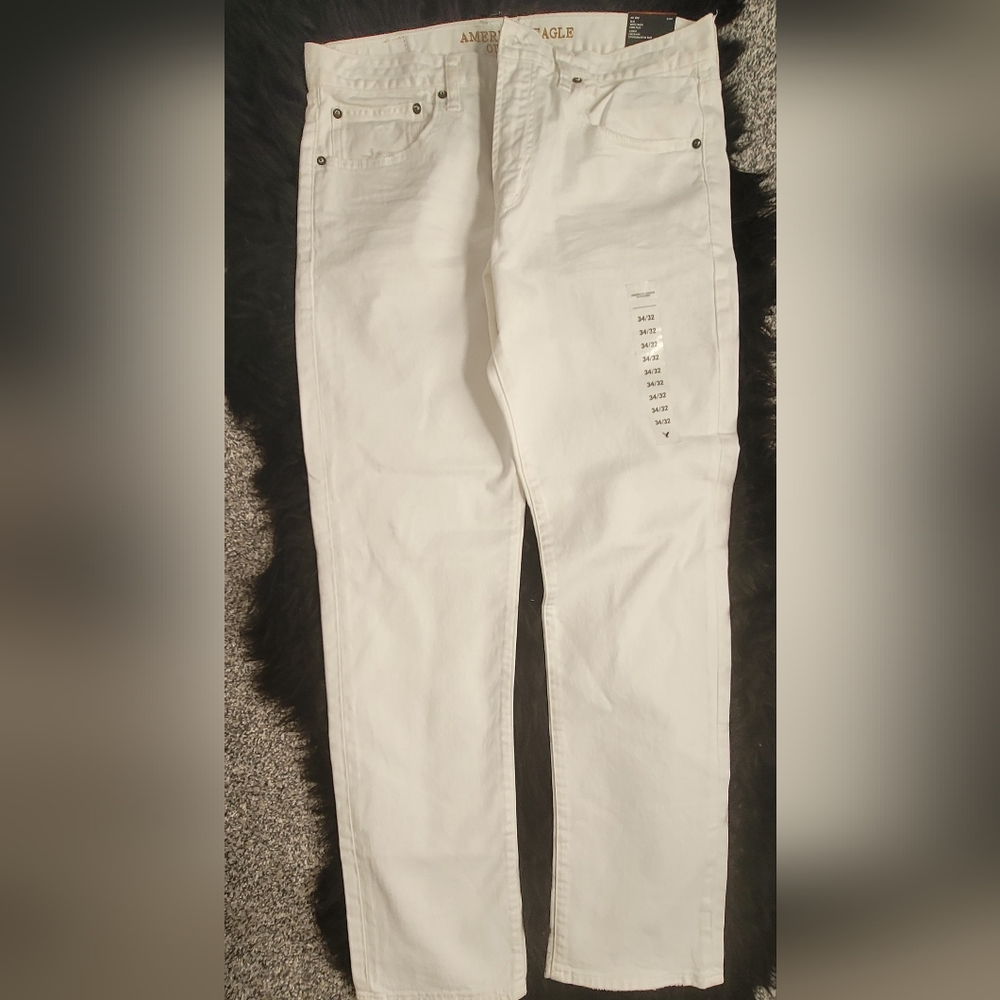 AE White Jeans 34x32